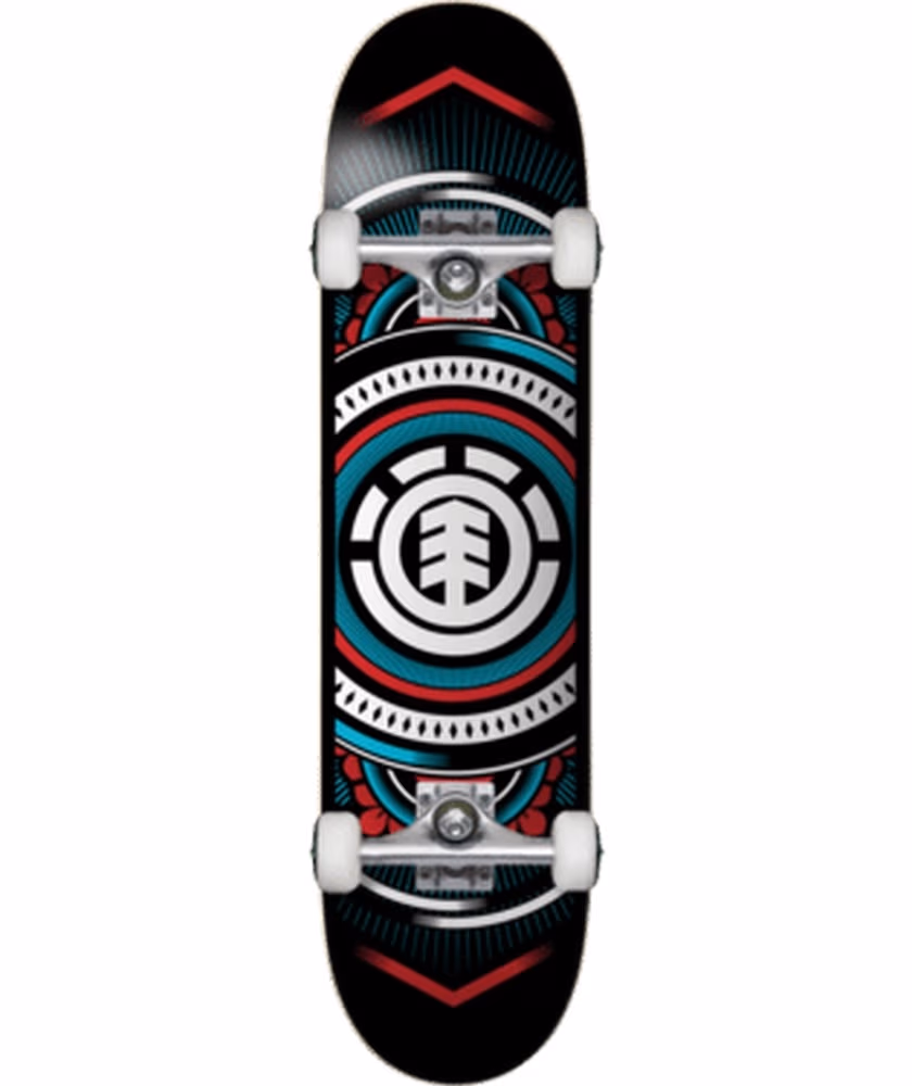 Скейтборд Element HATCHED RED BLUE 